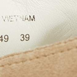 Pre Owned Prada Sport Grey Suede Crystal Embellished Slip On Sneakers Size 39