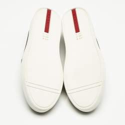 Pre Owned Prada Black Denim Slip On Sneakers Size 40