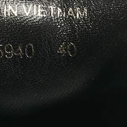 Pre Owned Prada Black Denim Slip On Sneakers Size 40