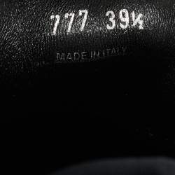 Pre Owned Prada Black Elastic and Neoprene Slip On Sneakers Size 39.5