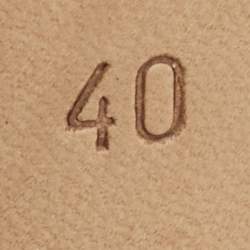 Pre Owned Prada Beige Suede Buckle Detail Pointed Toe Mules Size 40