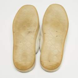 Pre Owned Prada Grey Suede Sabot Mules Size 40.5