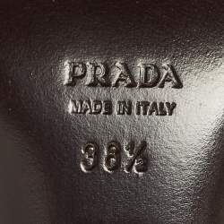 مملوكة مسبقًا Prada Size 38.5 Brown Suede Knee Length Boots