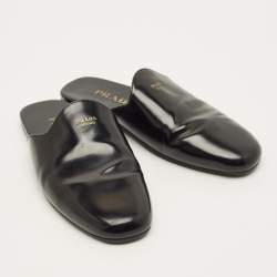 مملوكة مسبقًا حذاء برادا جلد أسود مقاس 36