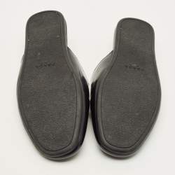 مملوكة مسبقًا حذاء برادا جلد أسود مقاس 36