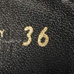 مملوكة مسبقًا حذاء برادا جلد أسود مقاس 36