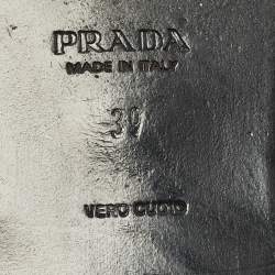 مملوكة مسبقًا Prada Size 39 Multicolor Suede Thong Sandals