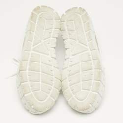 Pre Owned حذاء رياضي برادا دوبل ويل نايلون بيج برباط مقاس 40.5