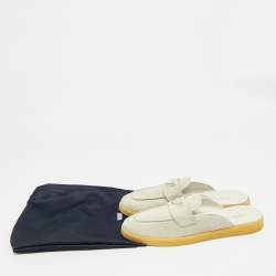 مملوكة مسبقًا Prada Astral Size 40 Grey Suede Mules