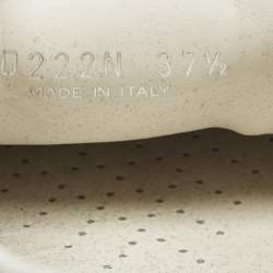 Pre Owned Prada Size 37.5 Grey Suede Slip On Loafers