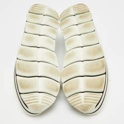 Pre Owned Prada Linea Rossa Size 39 White Leather Platform Sneakers