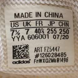 مملوكة مسبقًا Prada x Adidas Luna Rossa Size 40 2/3 Beige Nylon Sneakers