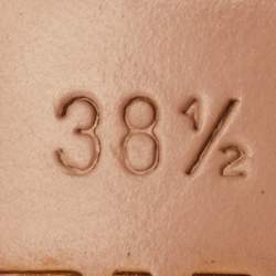 Pre Owned Prada Size 38.5 Blue Suede Round Toe Pumps