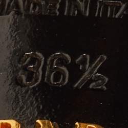 مملوكة مسبقًا Prada Size 36.5 Black Leather Open Toe Ankle Strap Sandals