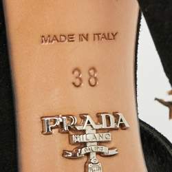 مملوكة مسبقًا صندل برادا حزام للكاحل شامواه بني مقاس 38