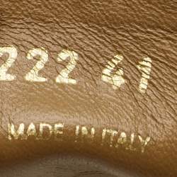 مملوكة مسبقًا حذاء لوفرز برادا شامواه بني مقاس 38