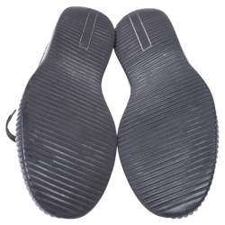 Pre Owned Prada Sport Black Leather Lace Up Sneaker Size 41.5