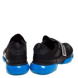 Pre Owned Prada Monochrome Mesh Cloudbust Low Top Sneakers Size 39.5