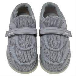 Prada Grey Mesh Cloudbust Low Top Sneakers Size 39.5