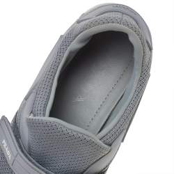 Prada Grey Mesh Cloudbust Low Top Sneakers Size 39.5