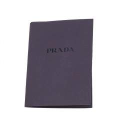 Pre Owned Prada Beige Patent Saffiano Leather Bow Slip On Loafers Size 39