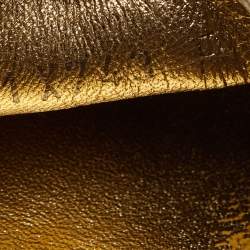 Pre Owned Prada White Leather Peep Toe Platform Espadrille Flats Size 39