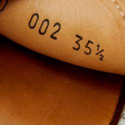 Pre Owned Prada Blue Snakeskin Embossed Leather Driver Loafers Size 35.5