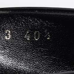 Pre Owned Prada Black Patent Leather Loafer Pumps Size 40.5