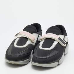 Pre Owned Prada Tri Color Mesh Cloudbust Low Top Sneakers Size 41