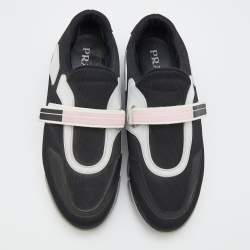 Pre Owned Prada Tri Color Mesh Cloudbust Low Top Sneakers Size 41