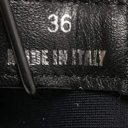 Pre Owned Prada Black Nylon Cloudbust Low Top Sneakers Size 36