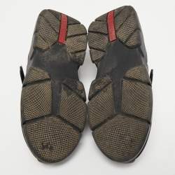 Pre Owned Prada Black Nylon Cloudbust Low Top Sneakers Size 36