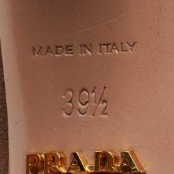 Prada Brown Suede Knee Length Boots Size 39.5