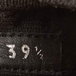Prada Black Knit Fabric Technical Bike Slip On Sneakers Size 39.5