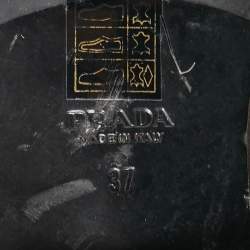 Pre Owned Prada Dark Brown Suede Fold Over Knee Length Boots Size 37