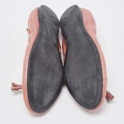 Prada Pink Leather Ballet Flats Size 39
