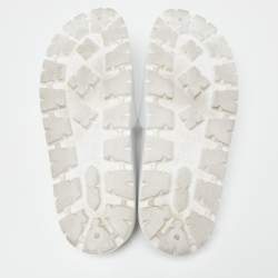 Prada White Rubber Slides Size 39