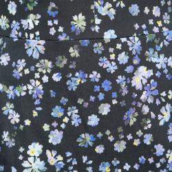 Preen by Thornton Bregazzi Blue Flower Print Cotton Morgan Flounce Dress S