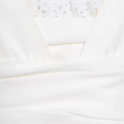 Preen by Thornton Bregazzi White Stretch Bandeau Harness Dress L