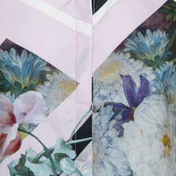Preen by Thornton Bregazzi Multicolor Digital Floral Print Cotton Warren Sleeveless Shirt XS