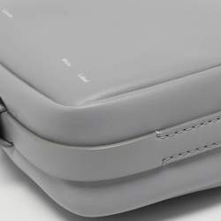 Pre Owned Proenza Schouler White Label Watts Grey Leather Camera Shoulder Bag