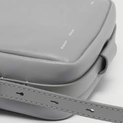 Pre Owned Proenza Schouler White Label Watts Grey Leather Camera Shoulder Bag