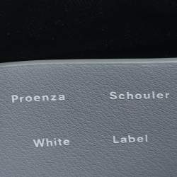 Pre Owned Proenza Schouler White Label Watts Grey Leather Camera Shoulder Bag