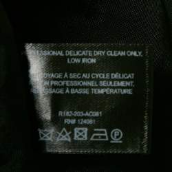 Pre Owned Proenza Schouler Black Gabardine Raw Hem Cropped Jacket S