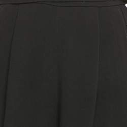 Pre Owned Proenza Schouler Black Crepe Wide Leg Trousers S