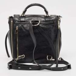 Proenza Schouler Black Leather PS1 Convertible Backpack