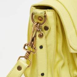 Proenza Schouler Yellow Leather Mini PS1 Crossbody Bag