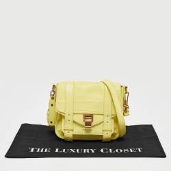 Proenza Schouler Yellow Leather Mini PS1 Crossbody Bag