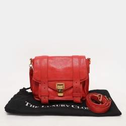 Proenza Schouler Orange Leather PS1 Shoulder Bag