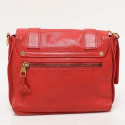 Proenza Schouler Orange Leather PS1 Shoulder Bag
